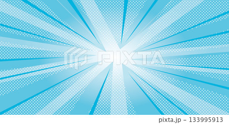 ポップな集中線の背景イラスト 133995913