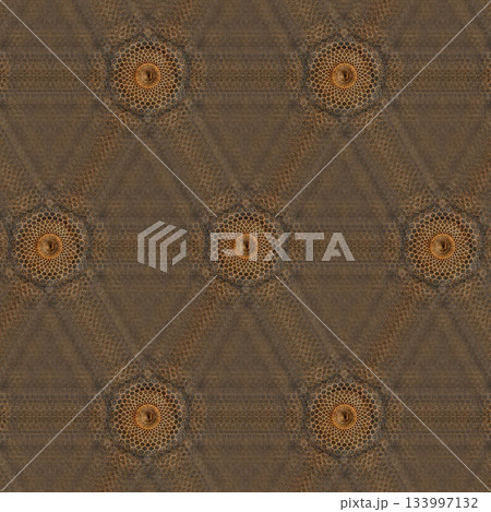 Turkish Islamic ornamental boho Pattern. Luxury Persian Mandala Tile Art & Ornate Middle Eastern mystic Ornament Design 133997132