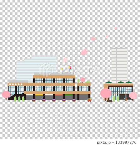 春季商業設施景觀 133997276