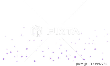 背景透過の紫色の箔散らし 133997730