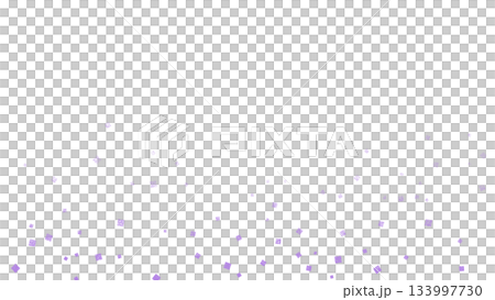 背景透過の紫色の箔散らし 133997730