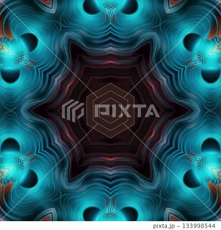 Abstract and Surreal Digital NFT Collectible. Futuristic Art Masterpiece, Unique Digital NFT.  Surreal and Abstract Futuristic Art, Futuristic NFT Art Collectible. Digital Abstract Surreal design 133998544
