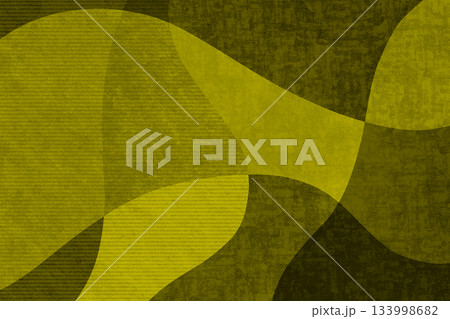 曲線の色面構成 コラージュ風 5-1-15-10 133998682