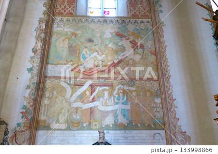 ヴィリニュスのベルナルディン教会、キリスト受難のフレスコ画 133998866