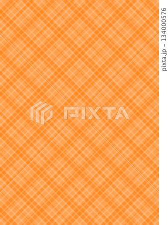 縦の背景　斜めのチェック柄　オレンジ 134000576