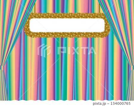 モール付き看板、カーテン二重、21虹濃 モール付き看板、カーテン二重、21虹濃 134000765