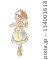バレエを踊る女神 134001618