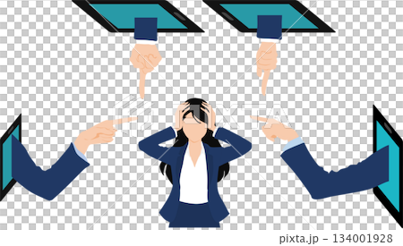 誹謗的插圖 誹謗的插圖 134001928