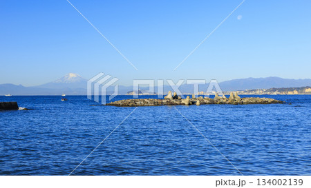 葉山海岸から見た富士山 134002139