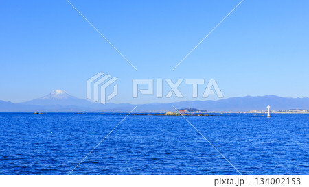 葉山海岸から見た富士山 葉山海岸から見た富士山 134002153