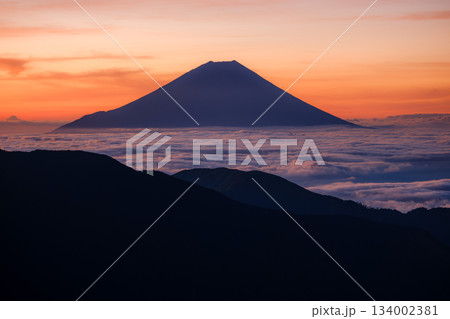 塩見岳の風景 134002381