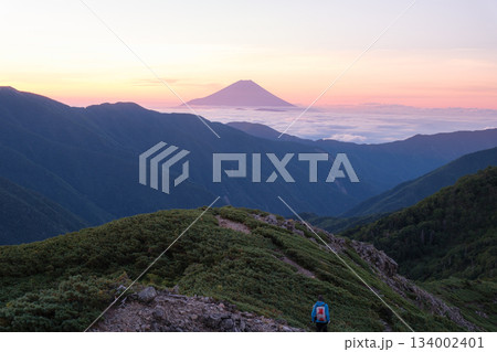 塩見岳の風景 134002401