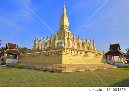 首都ビエンチャンにあるタート・ルアン 134003270