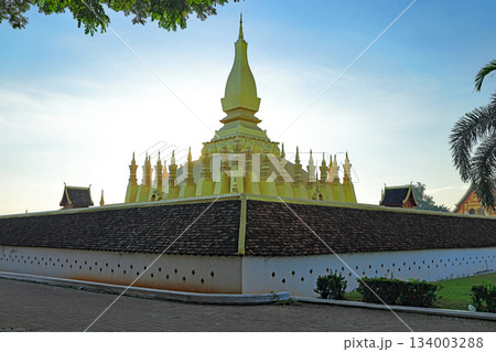 首都ビエンチャンにあるタート・ルアン 134003288