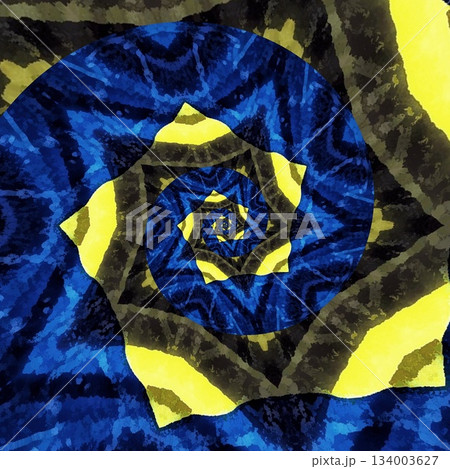 Vibrant design inspired by the Ukraine flag with bold blue and yellow colors, perfect for patriotic artwork, digital prints, apparel, and creative projects celebrating national pride 134003627