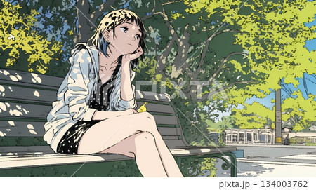 5月病の若い女子大学生