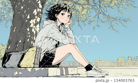 5月病の若い女子大学生