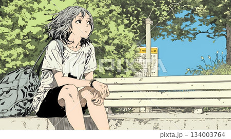 5月病の若い女子大学生