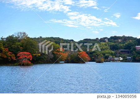 湖の色づき始めの風 湖の色づき始めの風 134005056
