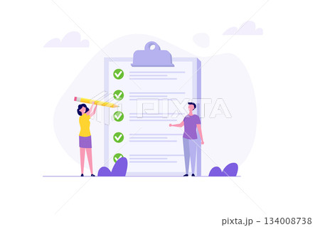 Complete project task, getting things done,...のイラスト素材 [134008738] - PIXTA