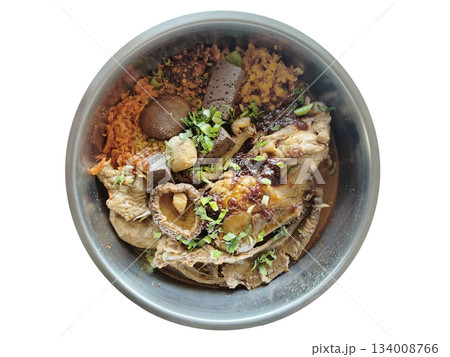 Thai Chicken Cartilage Noodles, a large pot of delicious bitter Thai Chicken Cartilage Noodles, a large pot of delicious bitter 134008766