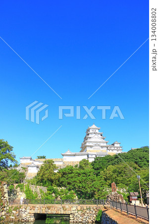 兵庫県姫路市、国宝姫路城の風景 134008802