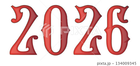 A banner for Chinese New Year 2026, combining an image of a horse and the number 2026, done in a cartoon style A banner for Chinese New Year 2026, combining an image of a horse and the number 2026, done in a cartoon style 134009345