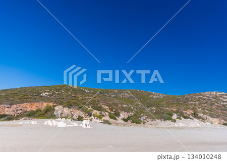 Patara beach landscape photography taken on a sunny summer day 134010248
