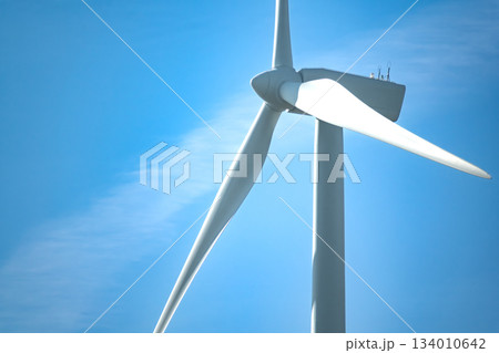 Wind turbine in nature with good weather 134010642