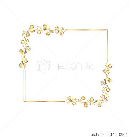warm Certificate Border Gold Frame Golden Border,Gold Border 134010964
