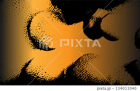 blue ink brush stroke on grunge background 134011040