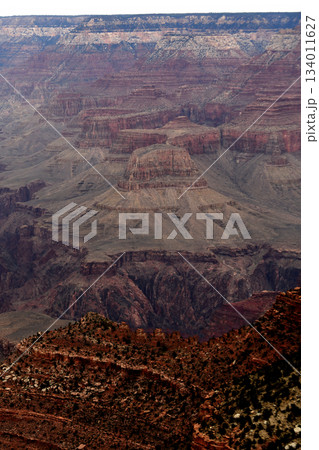 Hazy Sky Day At The Grand Canyon Arizona 134011627