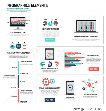 Modern infographics set 134011880