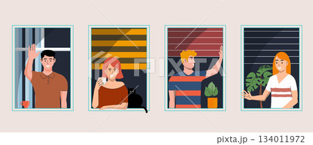 People at windows concept 134011972
