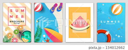 Summer Flyer Design 134012662