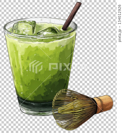 ice matcha 134012926