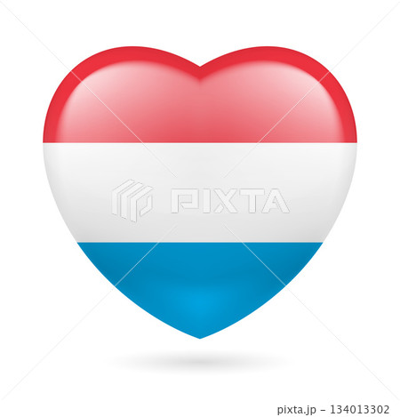 Heart Icon of Luxembourg 134013302