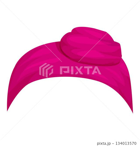Pink indian turban representing sikh culture and identity Pink indian turban representing sikh culture and identity 134013570