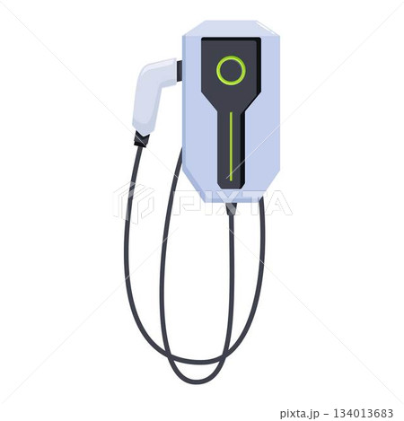 Electric vehicle charger providing sustainable energy for modern transportation Electric vehicle charger providing sustainable energy for modern transportation 134013683