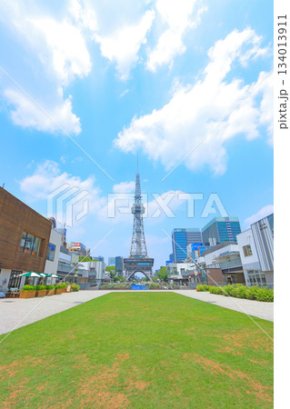 愛知県名古屋市、名古屋テレビ塔の風景 愛知県名古屋市、名古屋テレビ塔の風景 134013911