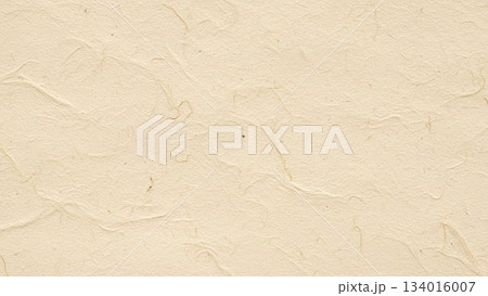 自然な凹凸模様がある和紙テクスチャ背景 134016007