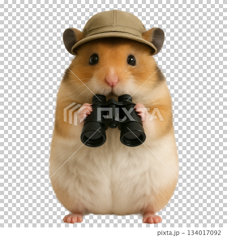Explorer Hamster with Binoculars 134017092