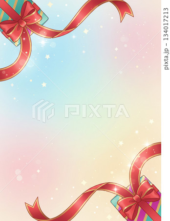 リボンの可愛い背景 134017213