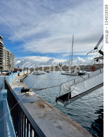 panoramic view of Malta capital city Valletta panoramic view of Malta capital city Valletta 134018589