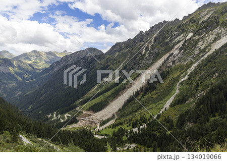 Silvretta Hochalpenstrasse landslides in summer 2024 cause road damage and long closures for repair work Silvretta Hochalpenstrasse landslides in summer 2024 cause road damage and long closures for repair work 134019066