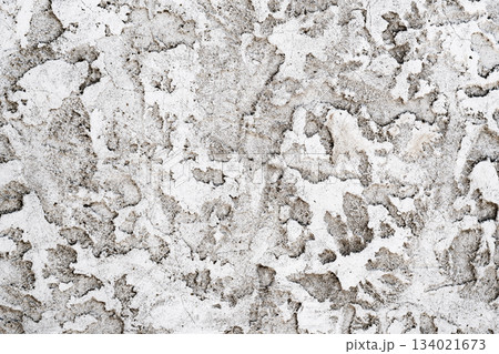 background of gray roughly plastered wall 134021673