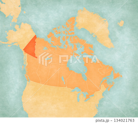 Map of Canada - Yukon Map of Canada - Yukon 134021763
