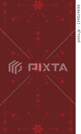 クリスマス風シックな雪もようの背景・縦型16:9 134024698