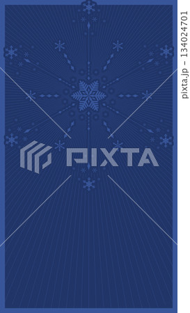 クリスマス風シックな雪もようの背景・縦型16:9 134024701