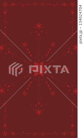 クリスマス風シックな雪もようの背景・縦型16:9 134024704